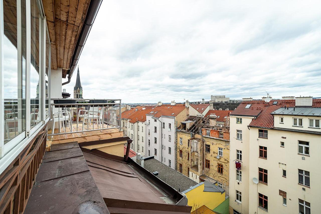Big 4-Bedroom Flat, Terrace With Great Vitkov View Πράγα Εξωτερικό φωτογραφία